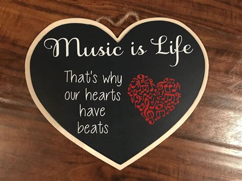 Music Is Life Thats Why Our Hearts Have Beats Music Is Life Life
