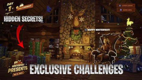 How To Unlock Exclusive Winterfest Challenges In Fortnite New