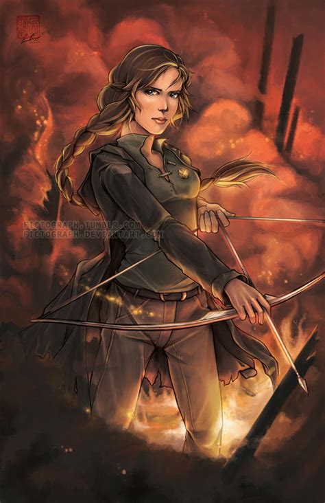 Fanart Katniss By Fictograph On Deviantart