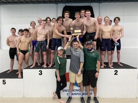 Boys Swimming Wins First Ever State Championship The Hawk