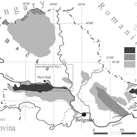 Geographical Position Of Vojvodina Province And Bačka Region On