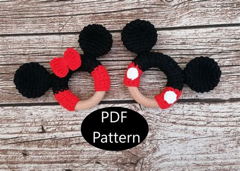 Amigurumi Pattern Pdf Pattern Mickey Mouse Crochet Cute Crochet