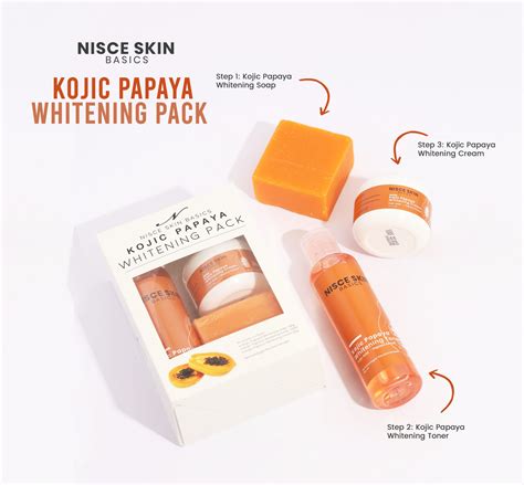Nisce Skin Basics Kojic Papaya Whitening Pack Nisce