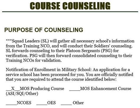 20 Free Fillable Army Counseling Forms Da 4856 Word Excel