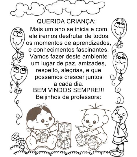 Mensagem De Boas Vindas Para Alunos Da Educação Infantil