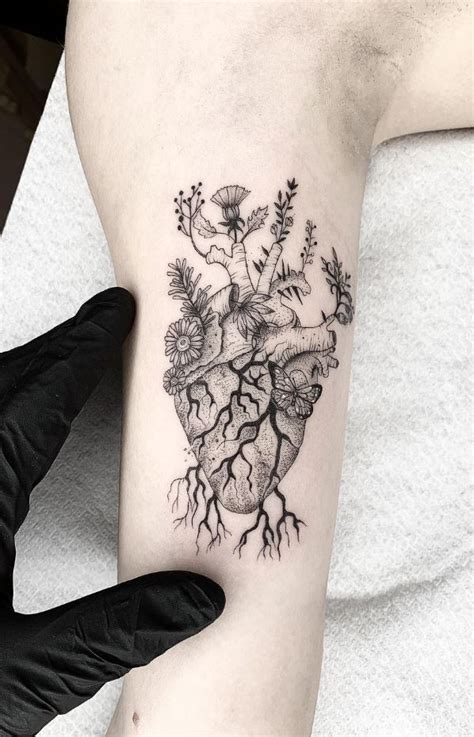 Floral Heart Tattoo Inkstylemag