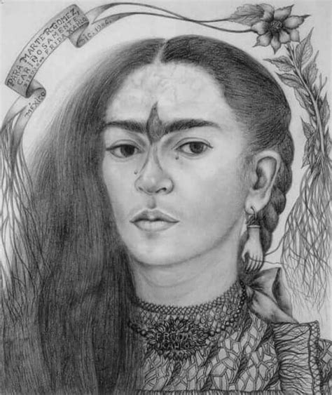For her dress they can do any patterns of lines, vertical, zig zag, curve lines to decorate it. Frida Kahlo's Photos