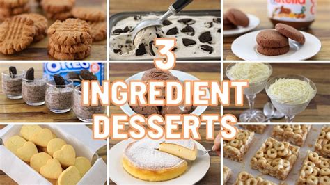 11 Easy 3 Ingredient Desserts The Home Recipe