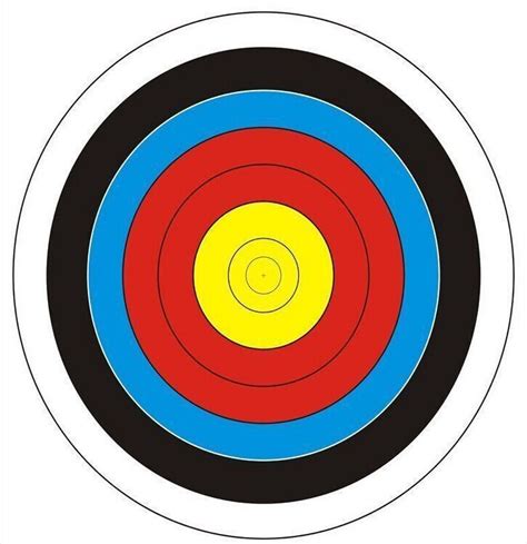 10pcs Target Paper 6060cm Shooting Bullseye Archery Target Sheet Paper