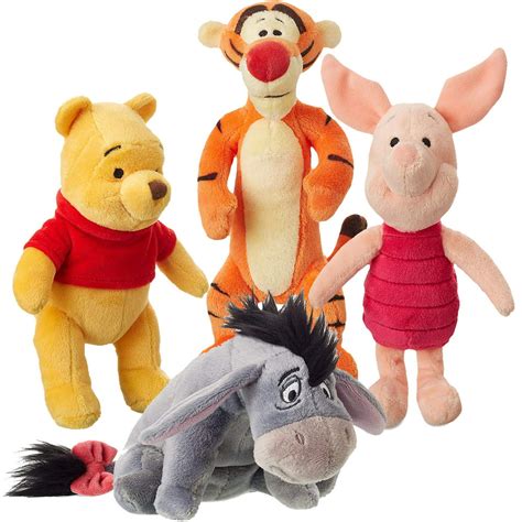 Winnie The Pooh Stuffed Animal Set And Friends Plush Toys New Walmart