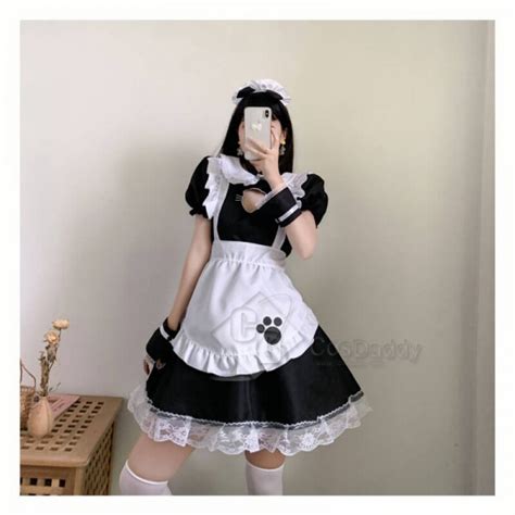 Anime The Promised Neverland Isabella Cosplay Costume Cafe Black Maid