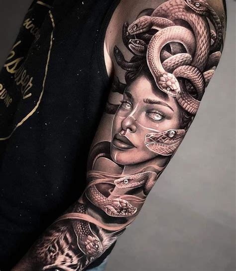 Tatuagem de medusa Tatuagem Tatuagem braço