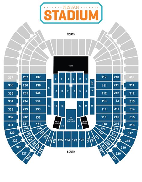 Titans Stadium Seating Chart Two Birds Home