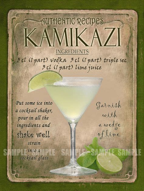 kamikazi cocktail wow haven t seen this in very long time this was my bbf and my favorite
