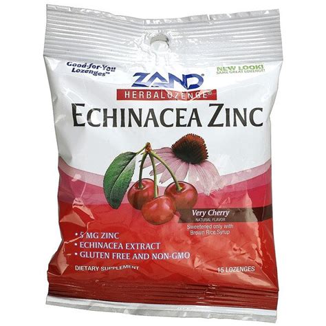 Zand Herbalozenge Echinacea Zinc Very Cherry 15 Lozengessingapore
