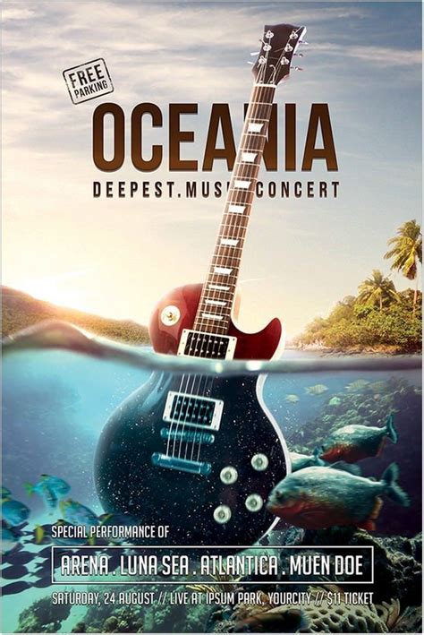 Free Concert Poster Template