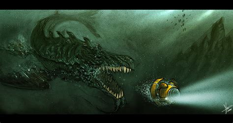 Sea Monster By Blackpoint On Deviantart