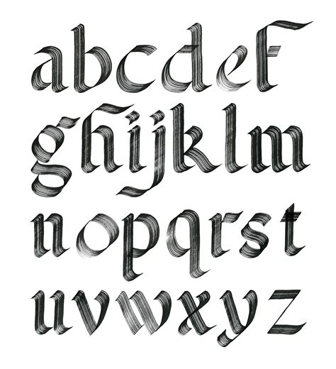 Calligraphy Alphabet On Behance