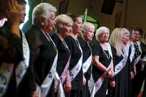 Enduring Spirit From Contestants In Holocaust Survivors Beauty Pageant