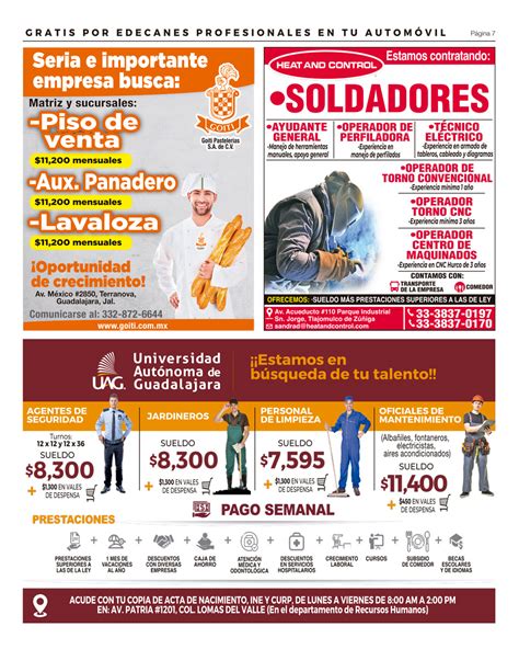 Periodico Slo Guadalajara Los Mejores Empleos De La Ciudad