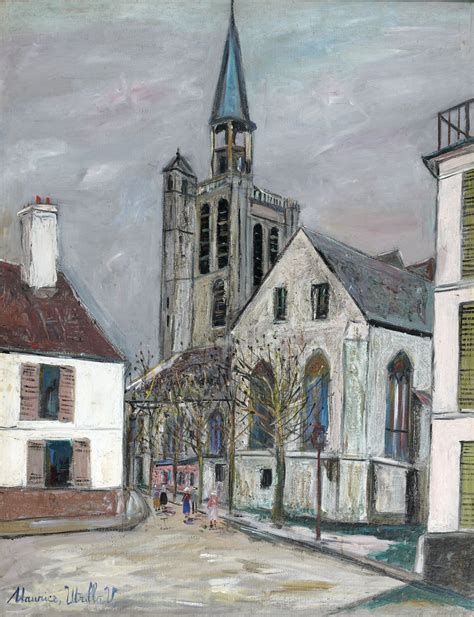 The Church Of Fere En Tardenois Aisne 1940 Maurice Utrillo 1883