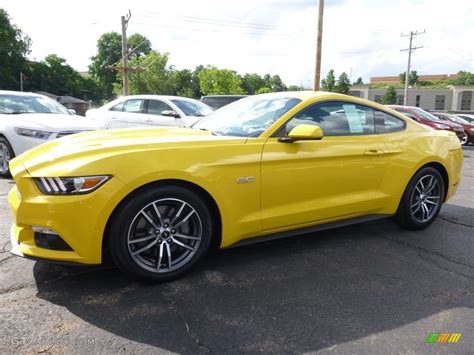 2017 Triple Yellow Ford Mustang Gt Coupe 114382043 Photo 4 Gtcarlot