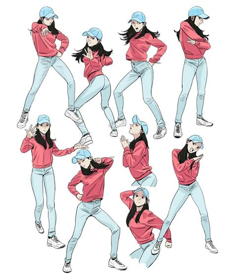 Anime Dance Pose