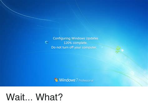 Installing the latest windows 10 on your computer can also work to fix some system errors or unknown bugs that stop your computer from shutting down. Configuring Windows Updates 120% Complete Do Not Turn Off ...