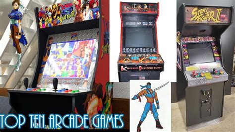 Top 10 Arcade Games Of All Time Youtube