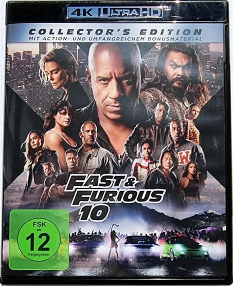 Fast And Furious 10 Fast X Collectors Edition 4k Uhd Blu Ray 2023