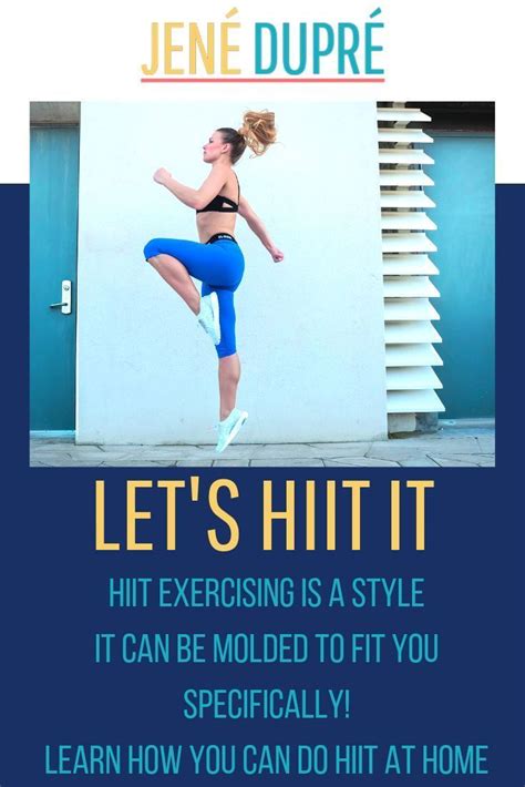 Anyone Can Do Hiit You Can Do Hiit Anytime And Anywhere Hiit Is Just