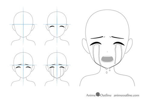 How To Draw Crying Anime Eyes