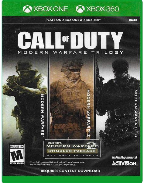 Call Of Duty Modern Warfare Trilogy Collection Xbox One Xbox 360