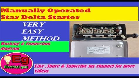 In star mode, the lamps would glow dim and in delta mode operated by timer it will glow with full intensity. Manual star Delta starter working and connection in Hindi ...
