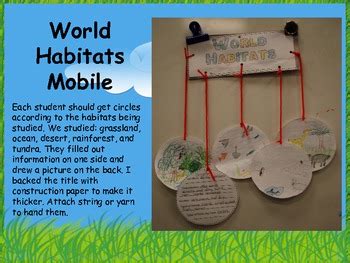 world habitats mobile  multiage perspectives tpt