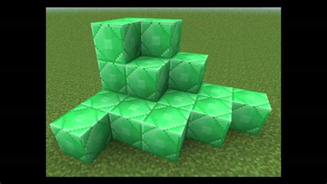 Minecraft 13 New Emerald Blocks Youtube