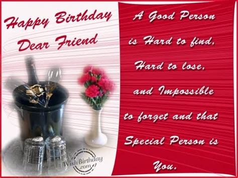 Happy Birthday Dear Friend Birthday Wishes