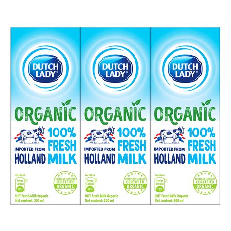 Dutch Lady Uht Milk Organic Fresh Milk Ntuc Fairprice