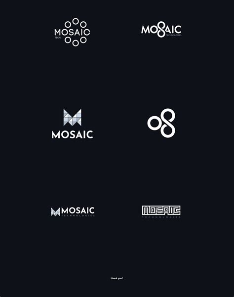 Mosaic Logo Design On Behance