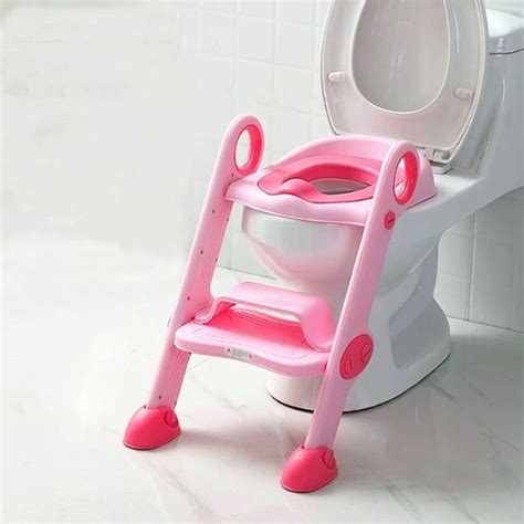 Foldable Baby Potty Training Step Toilet Seat With Stool Non Slip