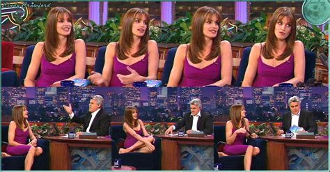 Cindy Crawford Nue Dans The Tonight Show With Jay Leno