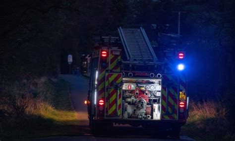 Firefighters And Emergency Crews Race To Tackle Blaze At Fife Home