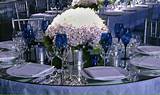 Images of Blue And Silver Table Decorations