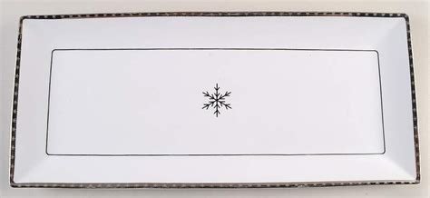 Arctic Solstice Snowflake 17 Rectangular Serving Platter By Target