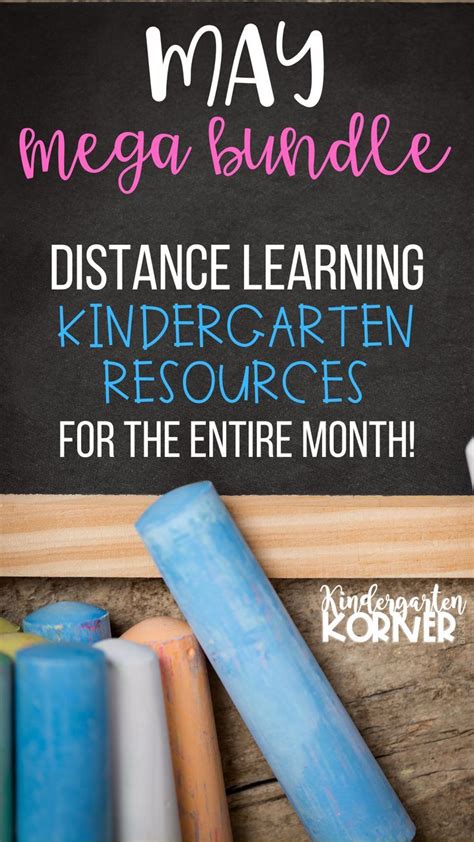May Distance Learning Resources And Packets Bundle Kindergarten Home