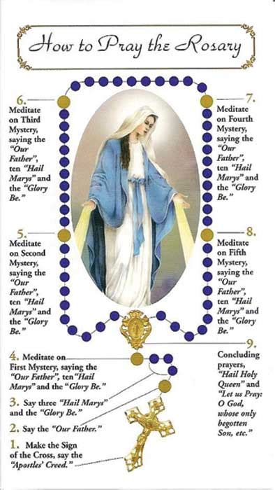 How To Pray The Rosary Pamphlet 14 4902 Tonini Church Supply