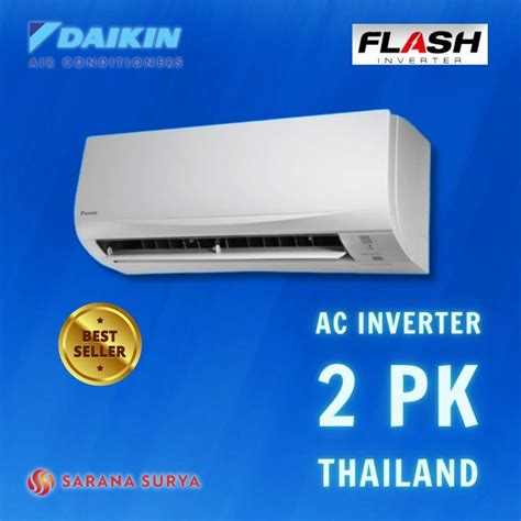 Jual AC Daikin Inverter Thailand R32 2 PK FTKQ50 RKQ50 STKQ50 Putih