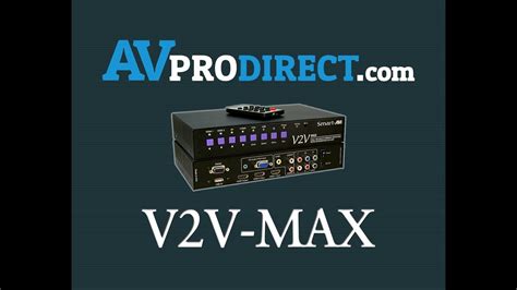 smartavi v2v max full hd multi format switcher with integrated scaler youtube