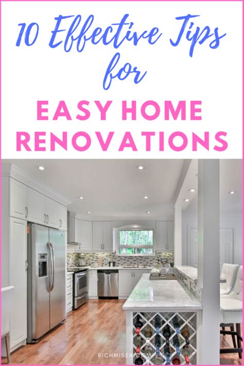 10 Quick And Effective Tips For Easy Home Renovations