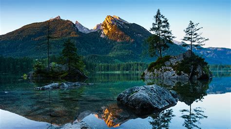 Papeis De Parede X Alemanha Lago Montanhas Fotografia De